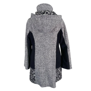 Unisex Scandinavian Look - Wool coat, size 42 - Gray (2)