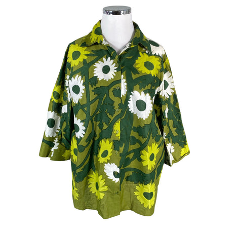 Unisex Marimekko - Schiffon tunic, size 44 - Green ()