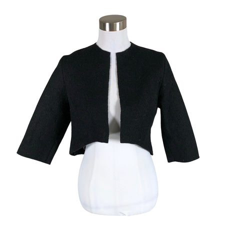 Unisex Erja Raittinen - Knit bolero jacket, size 34 - Black ()