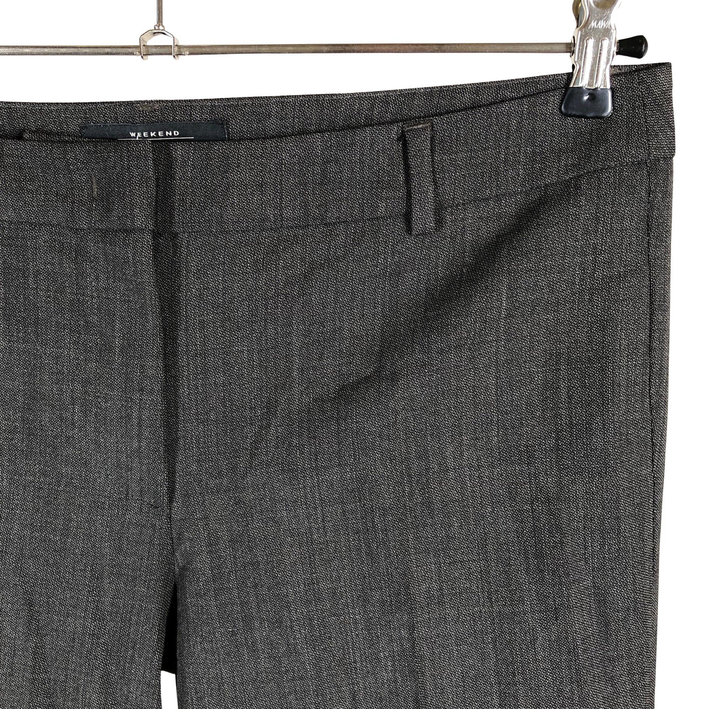 Unisex Weekend by MaxMara - Straight leg trousers, size 40 - Gray (3)