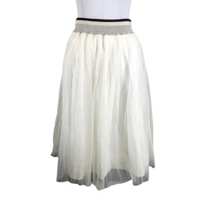 Unisex Brunello Cucinelli - Tulle skirt, size 34 - Natural white (2)
