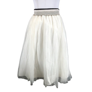 Unisex Brunello Cucinelli - Tulle skirt, size 34 - Natural white (1)