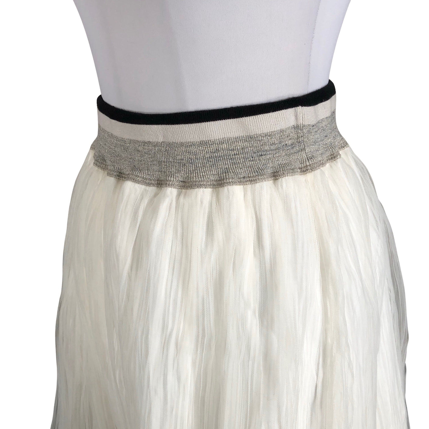 Unisex Brunello Cucinelli - Tulle skirt, size 34 - Natural white (3)