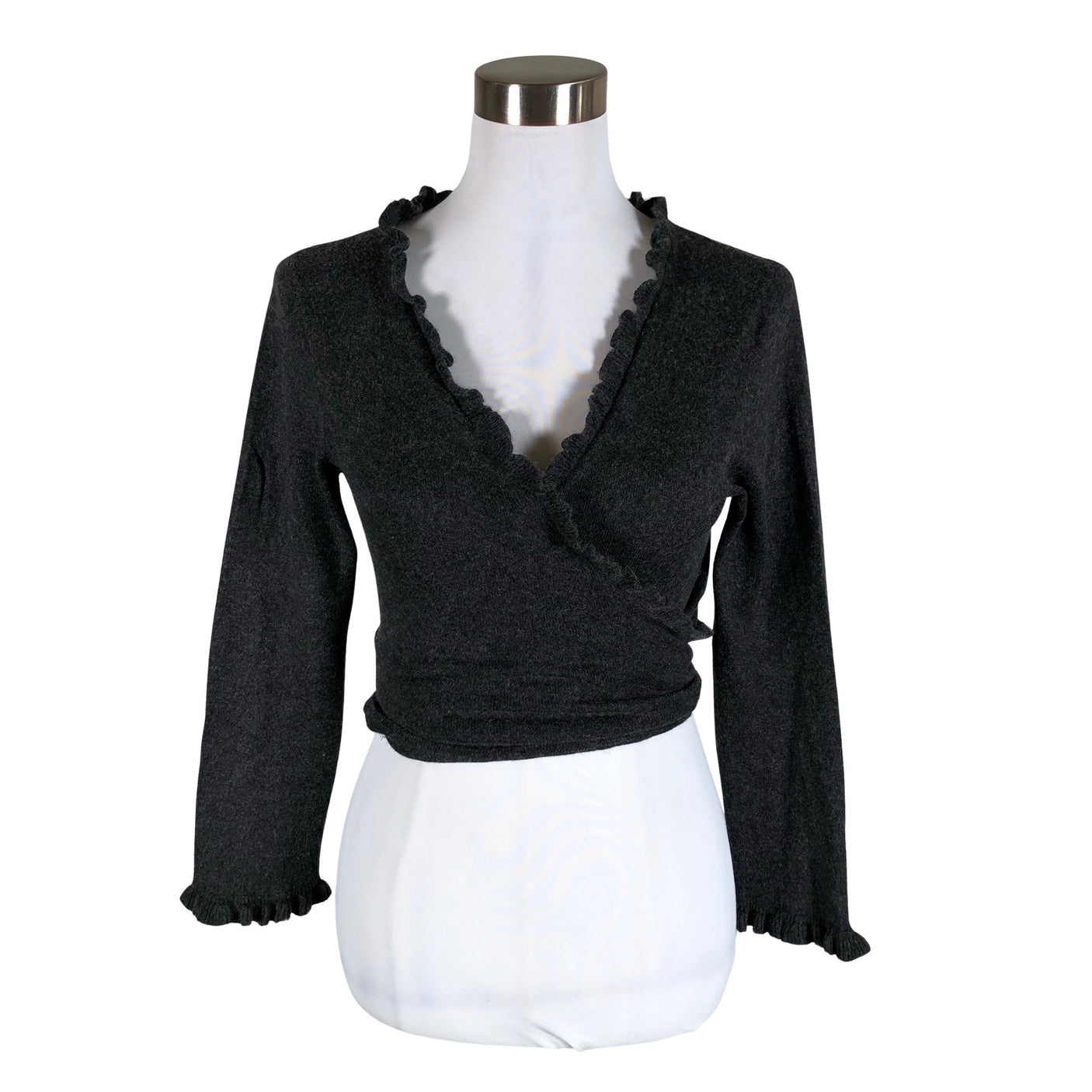 Unisex Andiata - Knit bolero jacket, size 36 - Gray (1)