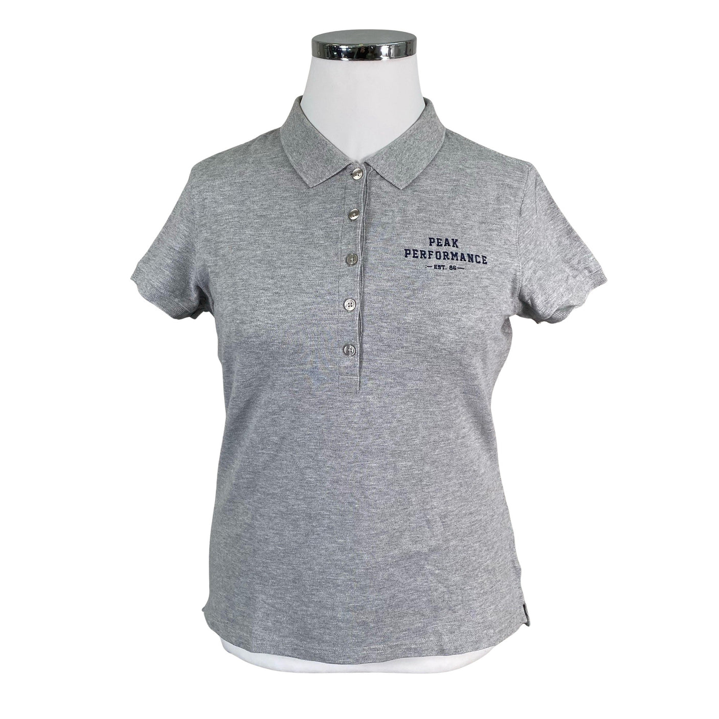 Unisex Peak Performance - Polo shirt, size 42 - Gray (1)