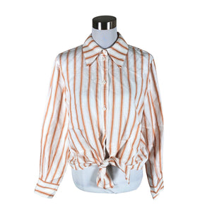 Unisex &Other Stories - Collared shirt, size 40 - Orange (1)