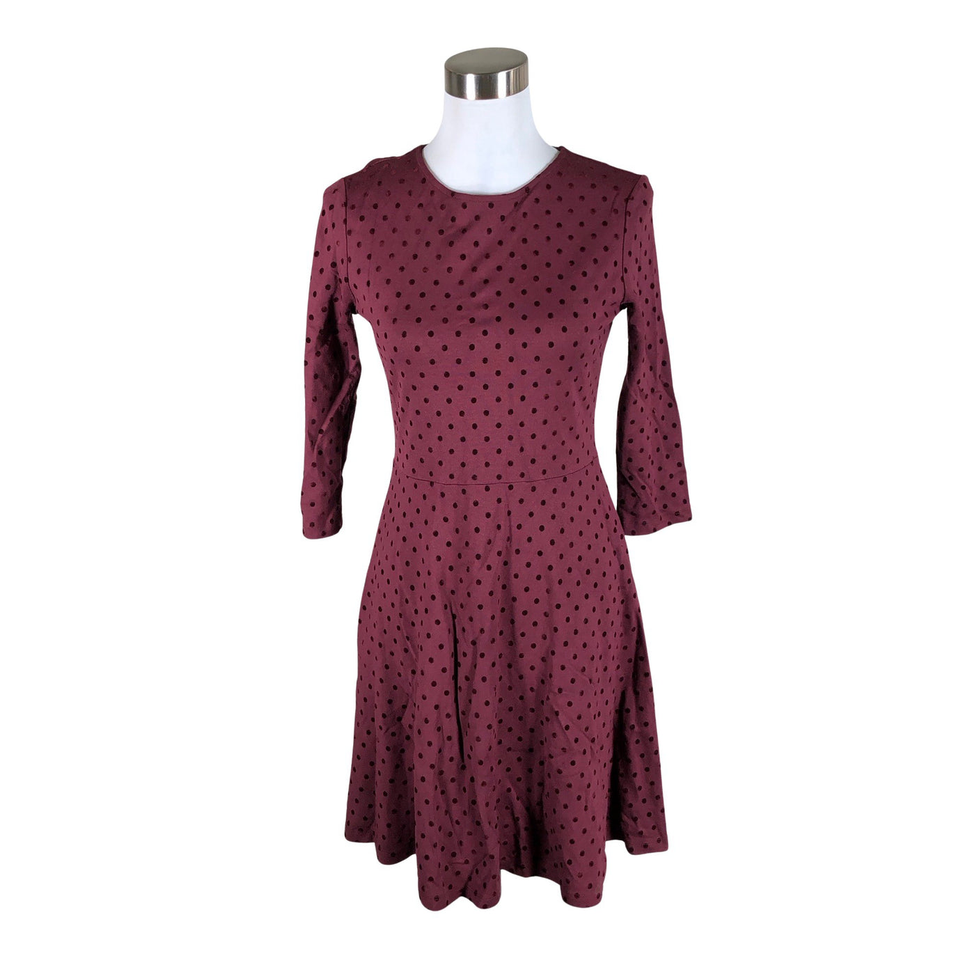 Unisex Esprit - Tricot dress, size 38 - Wine red (1)
