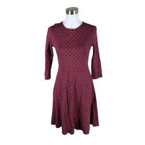 Unisex Esprit - Tricot dress, size 38 - Wine red (1)