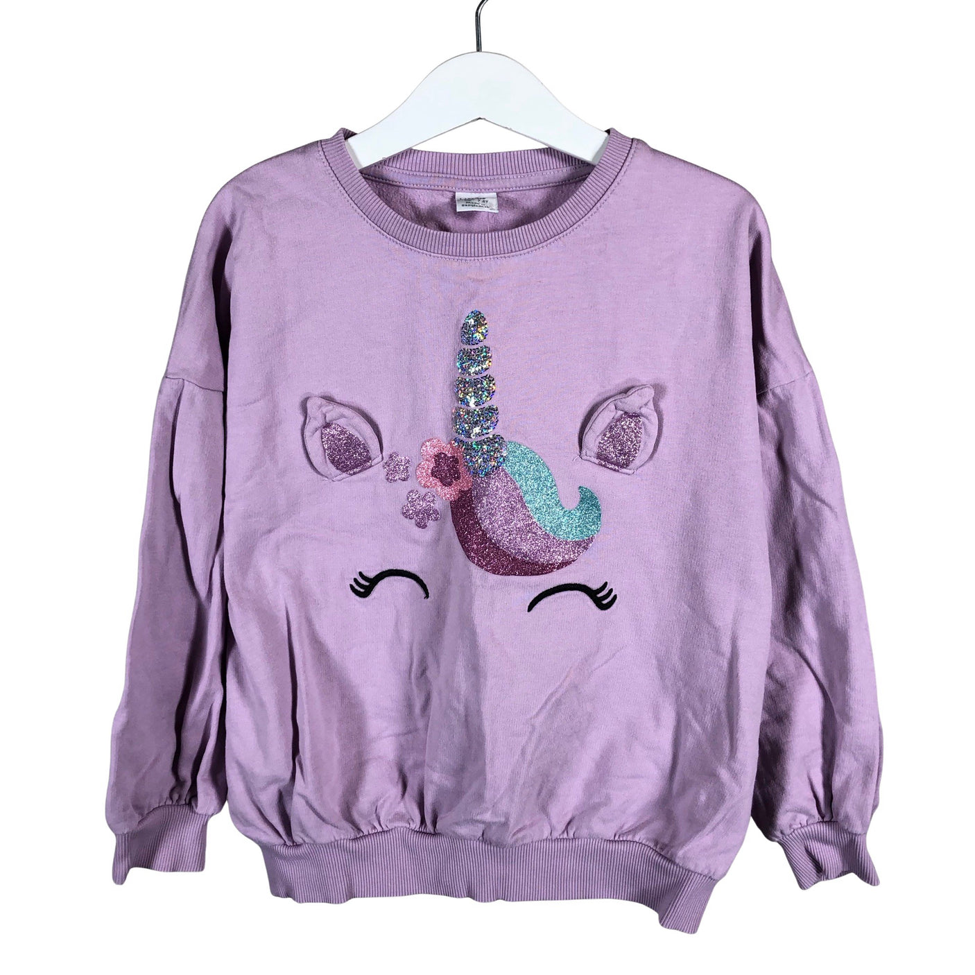 Unisex Lindex - Sweatshirt, size 122 - 128 - Violet (1)