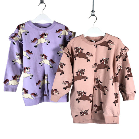 Unisex Lindex - Sweatshirt tunic, size 116 - 122 - Violet ()