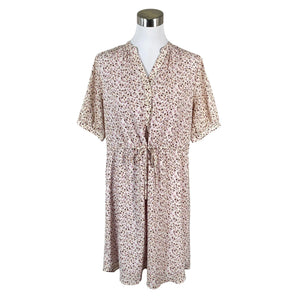 Unisex Selected - Schiffon dress, size 38 - Beige (1)