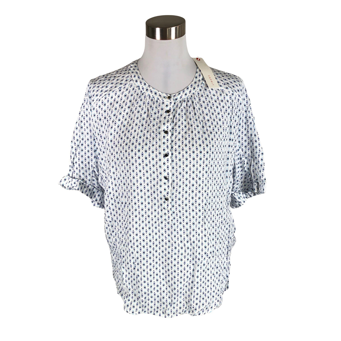 Unisex Esprit Maternity - Short-sleeved blouse, size 40 - White (1)