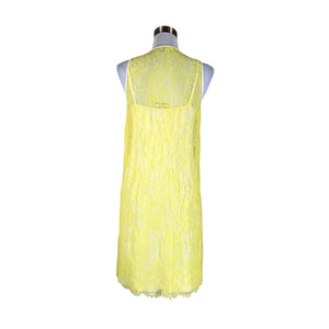 Unisex by Malene Birger - Schiffon dress, size 34 - Natural white (2)