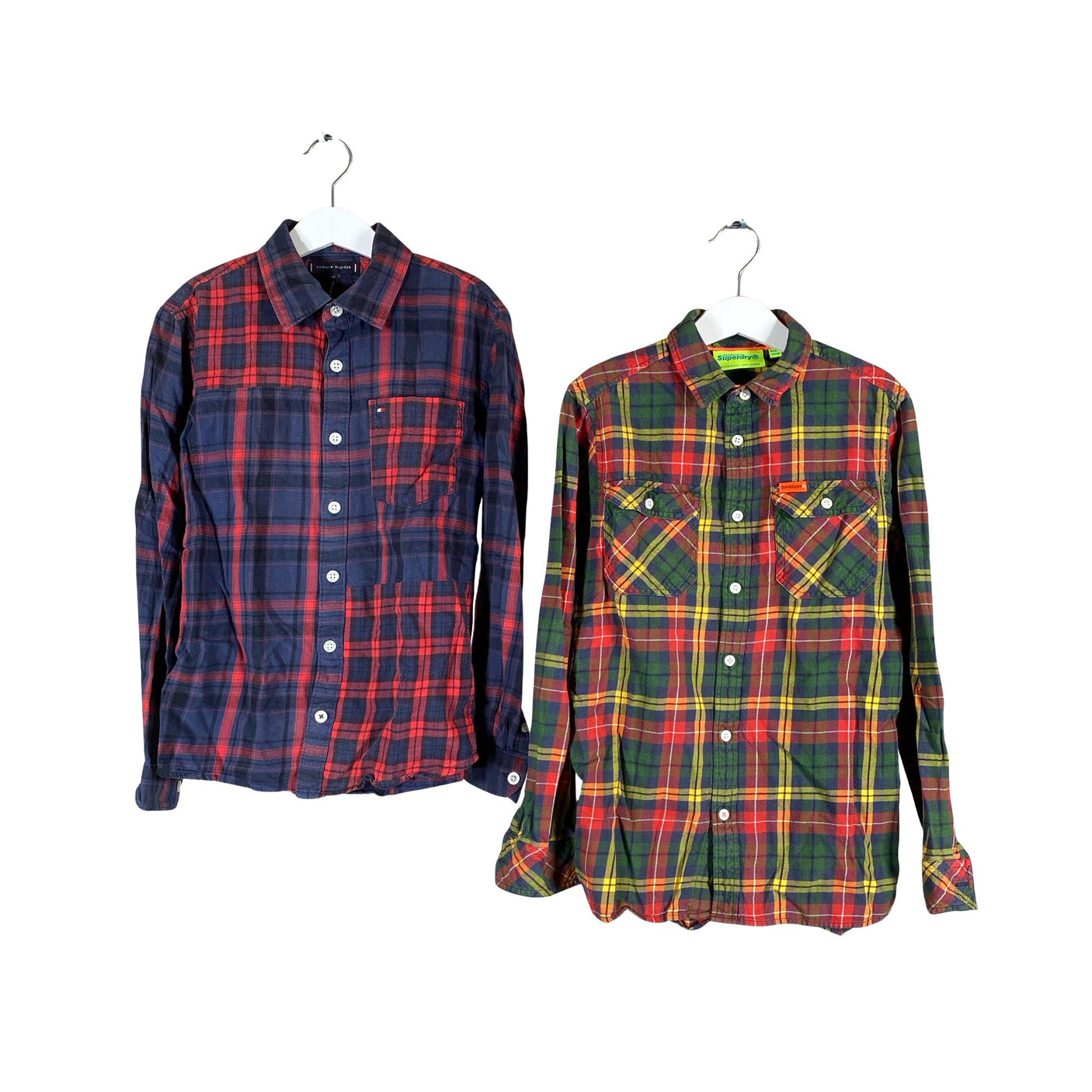 Unisex Tommy Hilfiger - Collared shirt, size 134 - 140 - Blue (1)