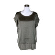 Unisex Soyaconcept - Short-sleeved blouse, size 40 - Green ()