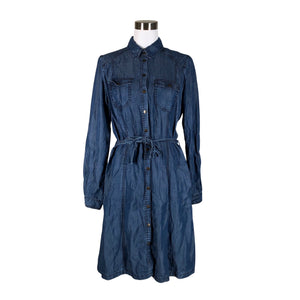 Unisex Bandolera - Denim dress, size 40 - Blue (1)