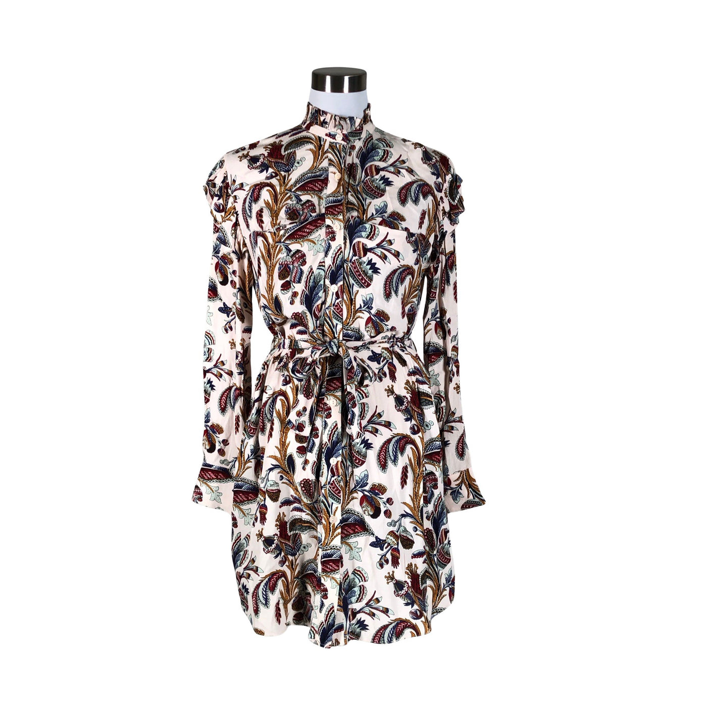 Unisex &Other Stories - Schiffon dress, size 38 - Light pink (1)