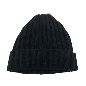 Unisex Muji - Winter beanie, size 52 - 54 cm - Black (1)