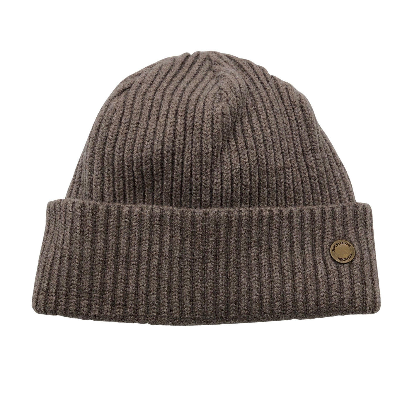 Unisex Super Yellow - Winter beanie, size 48 - 50 cm - Beige (1)