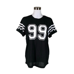 Unisex Baum und Pferdgarten - T-shirt, size 40 - Black (1)
