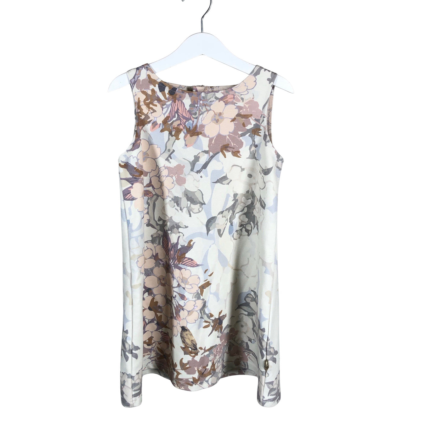 Unisex POMPdeLUX - Tricot dress, size 122 - 128 - Natural white (1)