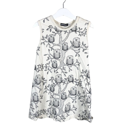 Unisex Aarrelabel - Tricot tunic, size 128 - 134 - White ()