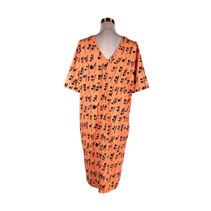 Unisex Papu - Tricot dress, size 36 - Orange (2)