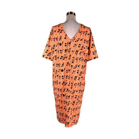 Unisex Papu - Tricot dress, size 36 - Orange (2)