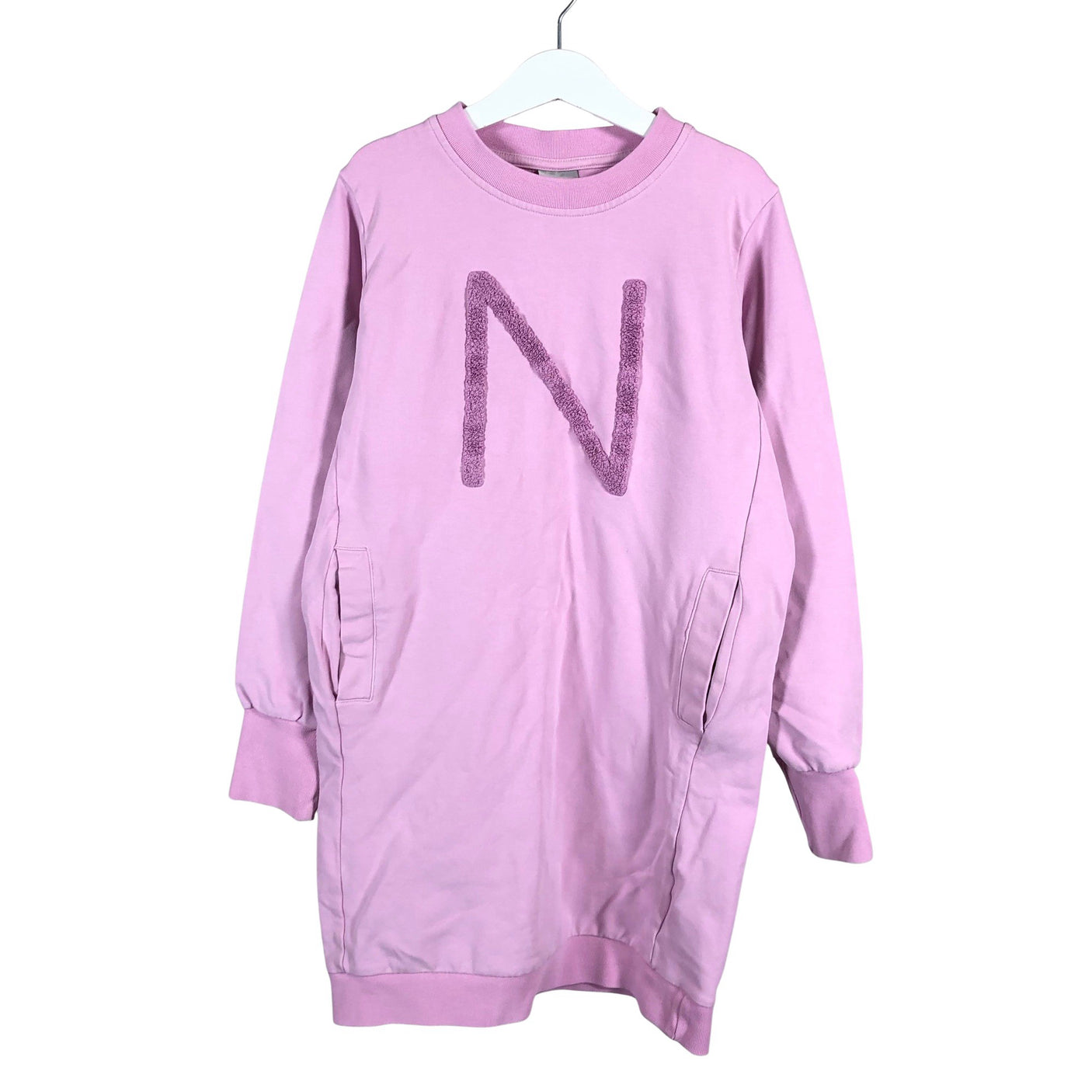 Unisex NOSH - Sweatshirt dress, size 146 - 152 - Light pink (1)