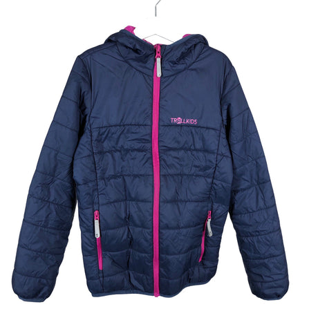 Unisex Trollkids - Lightly padded jacket, size 134 - 140 - Black ()