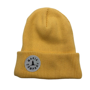 Unisex Makia - Lightweight beanie, size 52 - 54 cm - Yellow (1)
