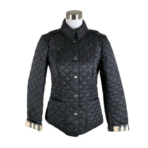 Unisex Burberry Brit - Quilted jacket, size 38 - Black (1)