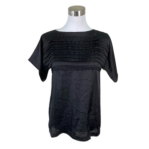 Unisex Hugo Boss - Short-sleeved blouse, size 38 - Black (1)