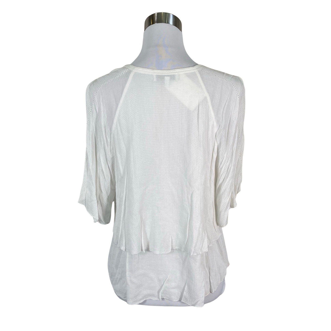 Unisex IRO - Short-sleeved blouse, size 38 - Natural white (2)