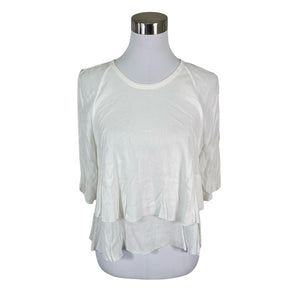 Unisex IRO - Short-sleeved blouse, size 38 - Natural white (1)