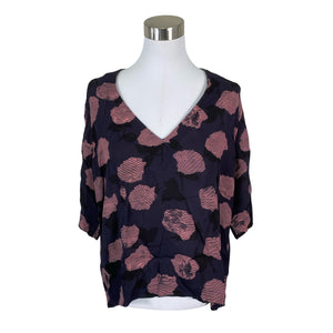 Unisex Samsoe&Samsoe - Short-sleeved blouse, size 40 - Blue (1)