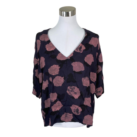Unisex Samsoe&Samsoe - Short-sleeved blouse, size 40 - Blue ()