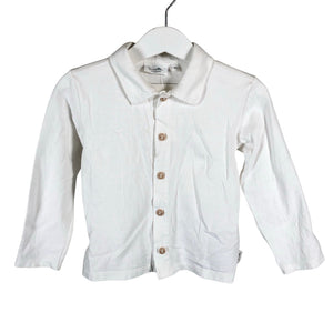 Unisex Sanetta - Tricot shirt, size 86 - 92 - White (1)