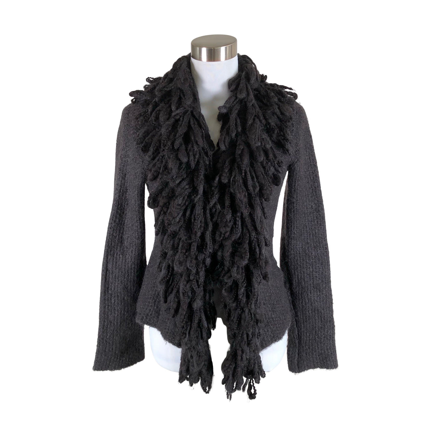 Unisex Turnover - Cardigan, size 38 - Gray (1)