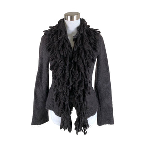Unisex Turnover - Cardigan, size 38 - Gray (1)