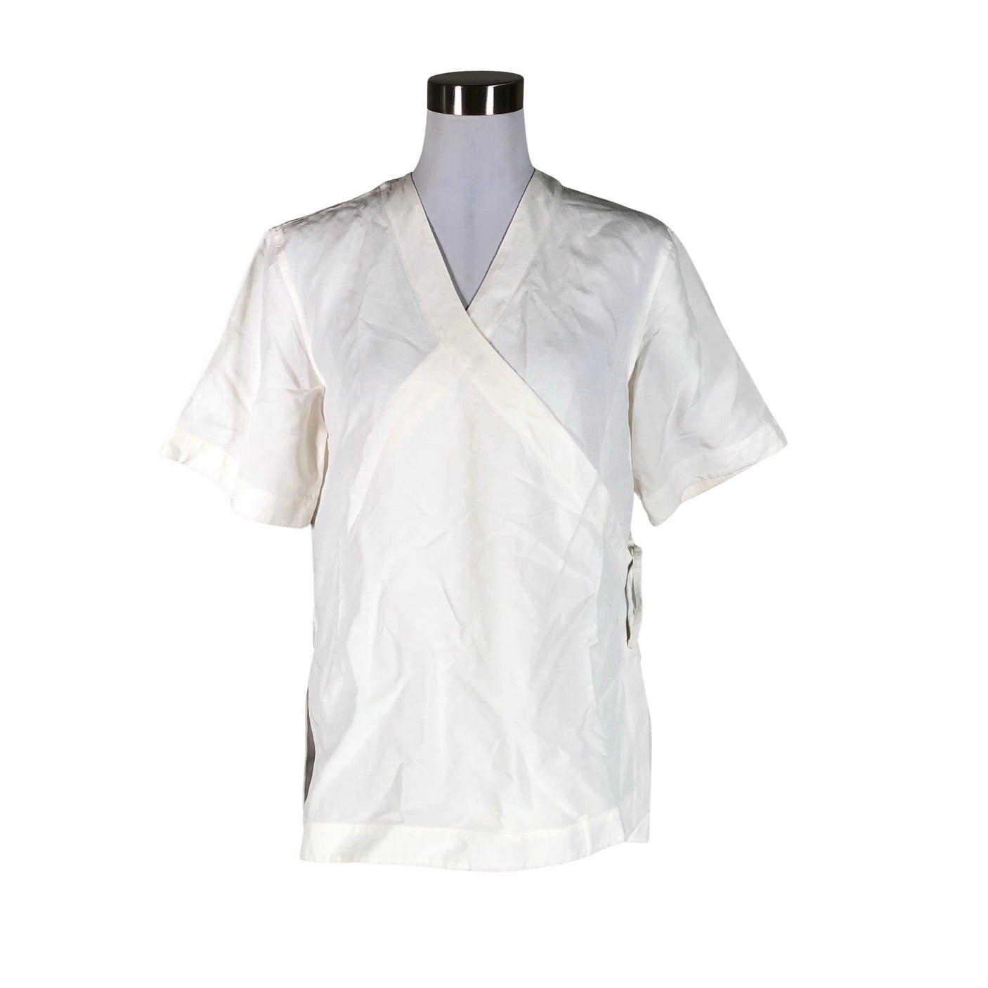 Unisex Arket - Short-sleeved blouse, size 40 - Natural white (1)