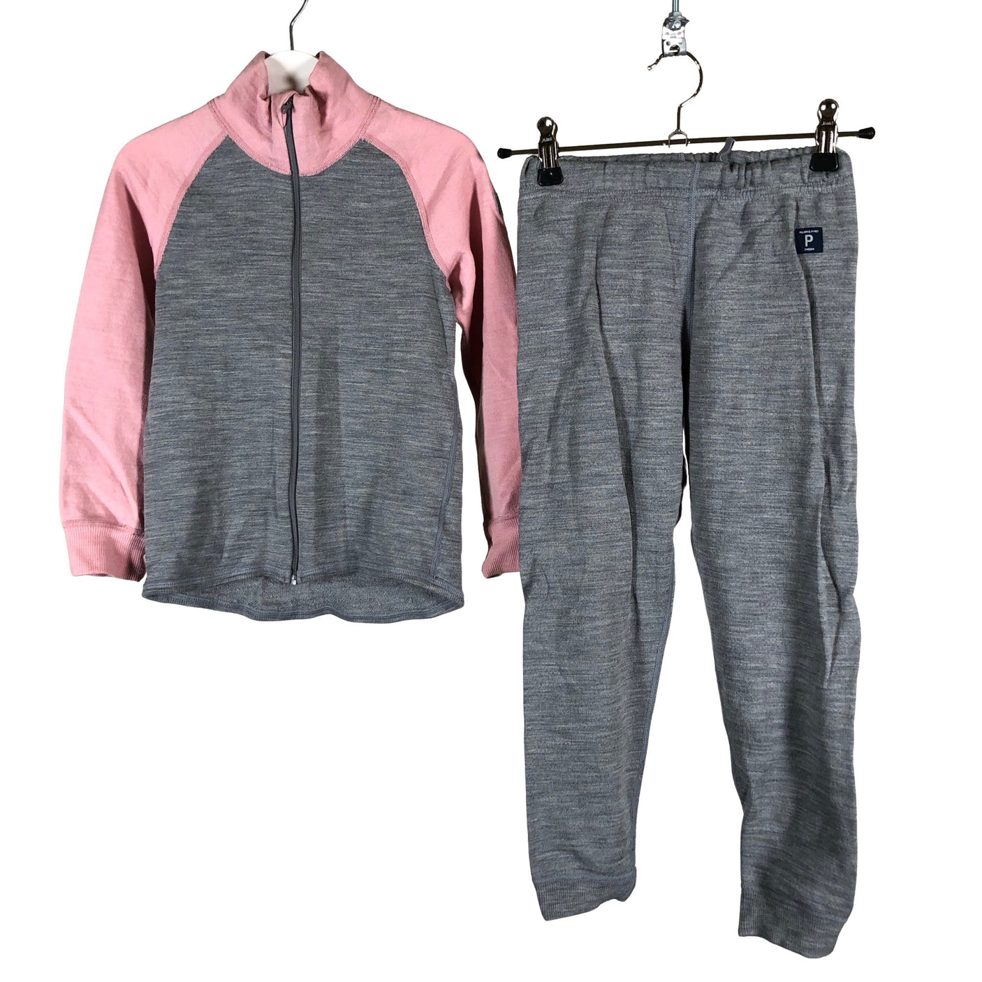 Unisex Polarn O. Pyret - Thermals, size 110 - 116 - Gray (1)