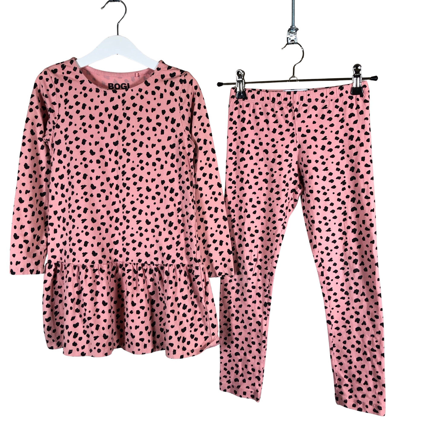 Unisex Bogi - Tricot dress, size 116 - 122 - Pink (1)