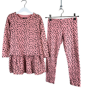 Unisex Bogi - Tricot dress, size 116 - 122 - Pink (1)