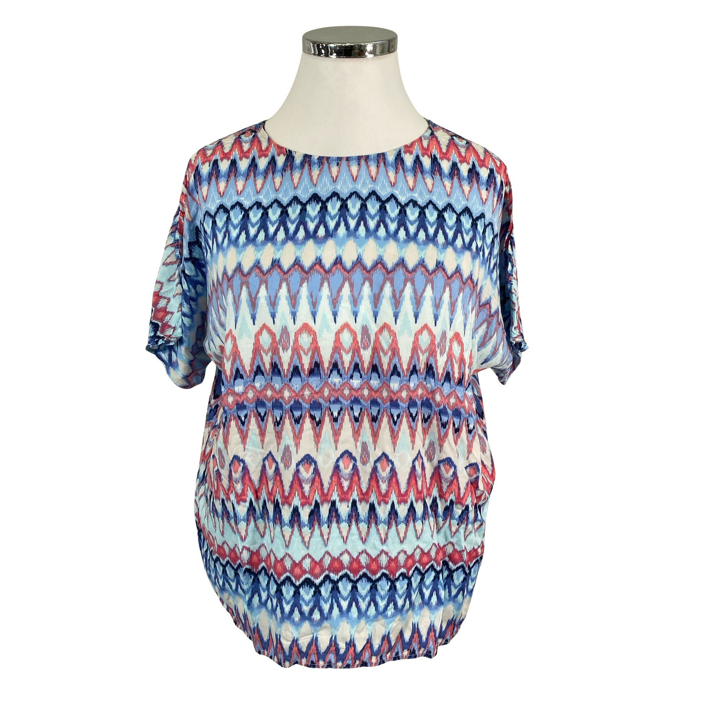 Unisex Betty Barclay - Short-sleeved blouse, size 44 - Blue (1)