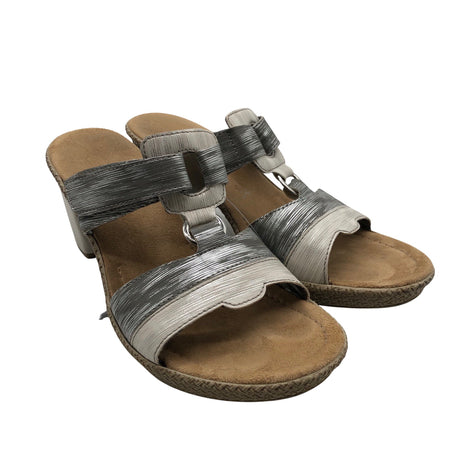 Unisex Rieker - Heeled sandals, size 40 - Gray (2)