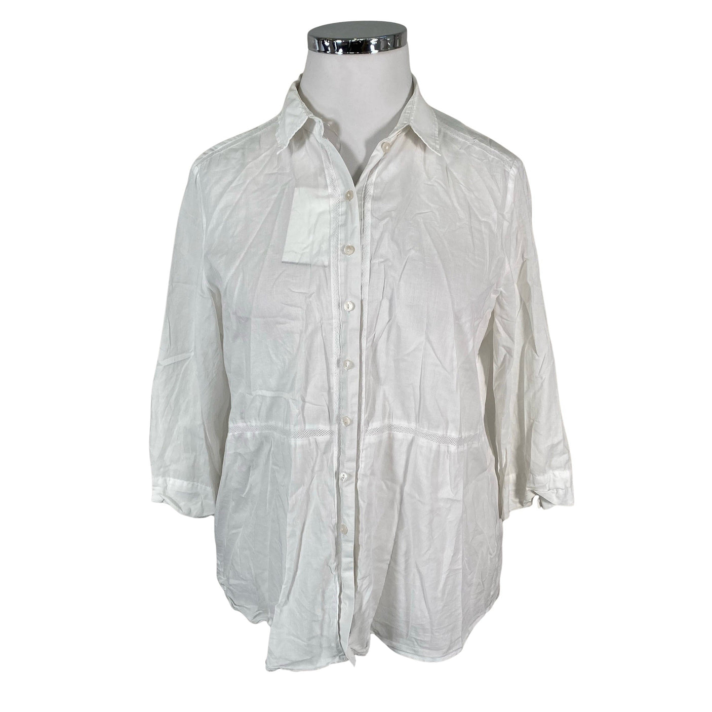 Unisex Gerry Weber - Collared shirt, size 46 - White (1)