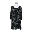 Unisex The Masai - Schiffon dress, size 38 - Black ()