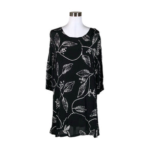Unisex The Masai - Schiffon dress, size 38 - Black (1)