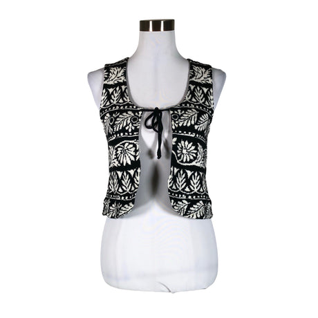 Unisex Anne Linnonmaa - Knit vest, size 34 - Black ()